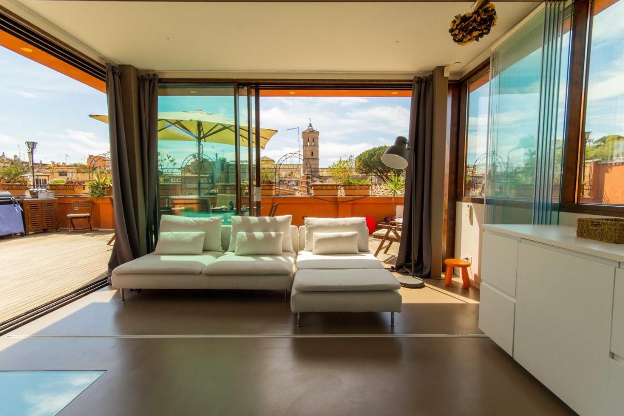 Pelliccia 11 Trastevere Penthouse ローマ エクステリア 写真
